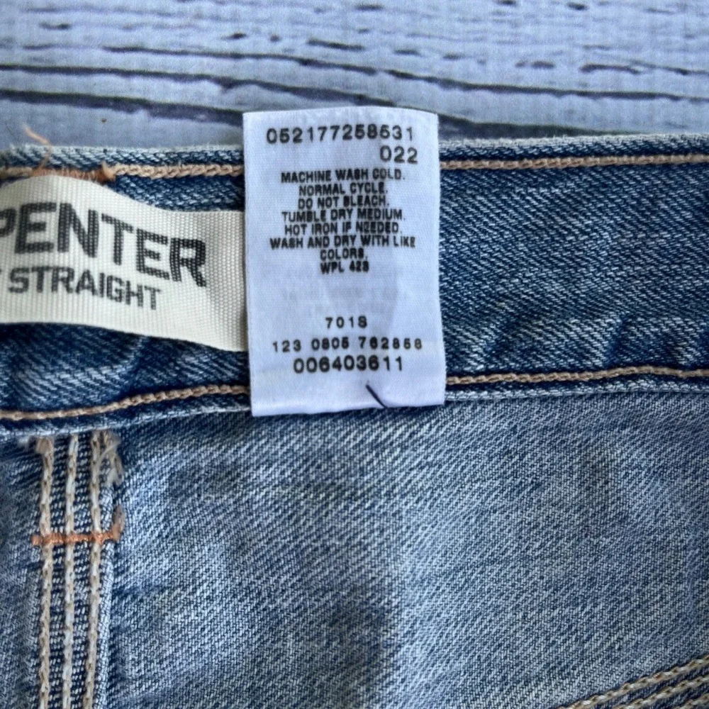 Vintage Levis Carpenter Loose Straight Y2K‎ Jeans Mens 36x30 Light Wash Denim